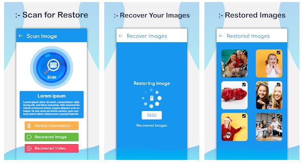 Photo Recovery App, Recover Deleted Photos Android App
